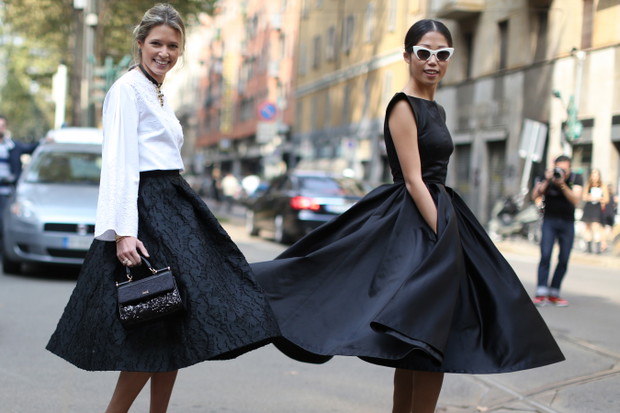 Street fashion: najlepsze stylizacje Milan Fashion Week SS14