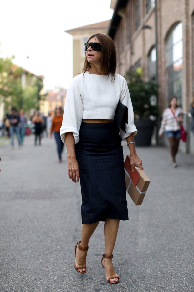 Street fashion: najlepsze stylizacje Milan Fashion Week SS14
