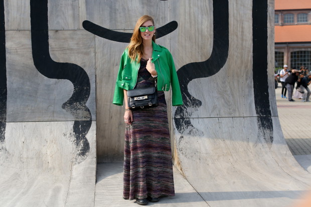 Street fashion: najlepsze stylizacje Milan Fashion Week SS14