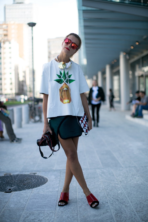 Street fashion: najlepsze stylizacje Milan Fashion Week SS14