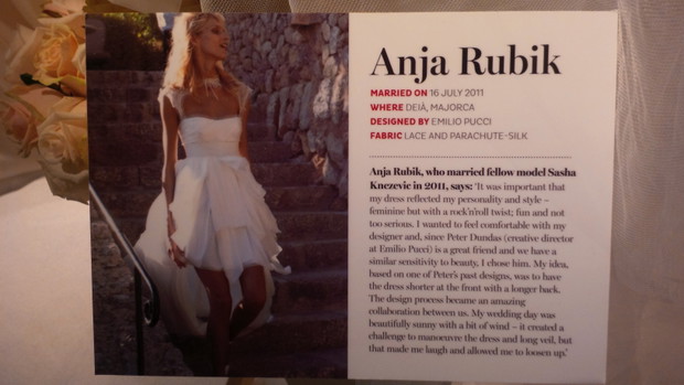 Suknia ślubna Anji Rubik na wystawie The Iconic Wedding Dress