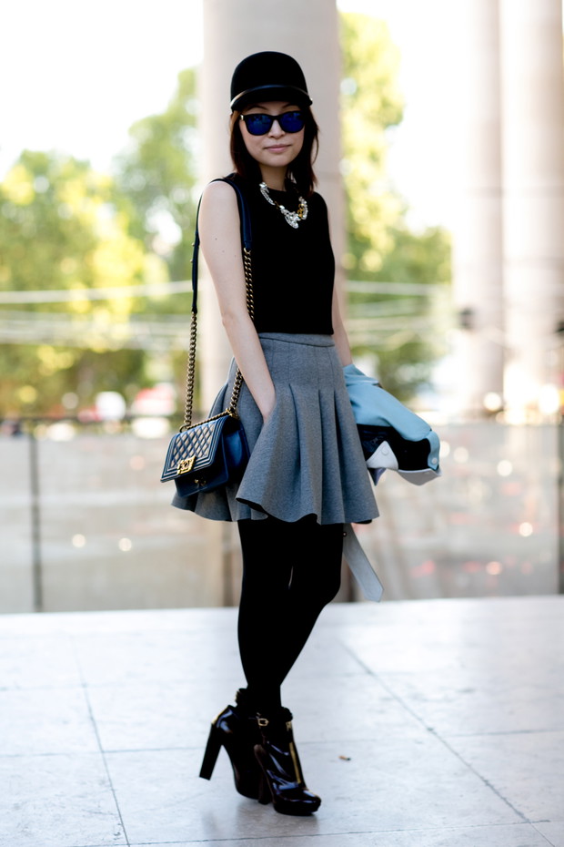 Street fashion: Paris Fashion Week wiosna-lato 2014, cz. 2