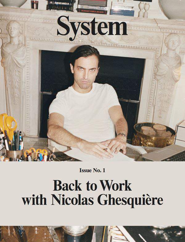Nicolas Ghesquière na okładce System nr 1, fot. Jurgen Teller