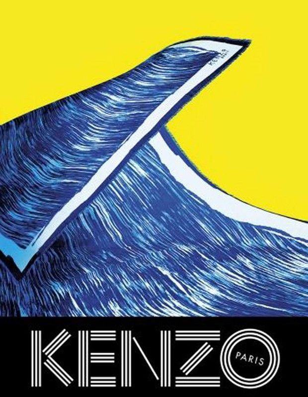 Devon Aoki i Paul Boche w kampanii Kenzo wiosna-lato 2014