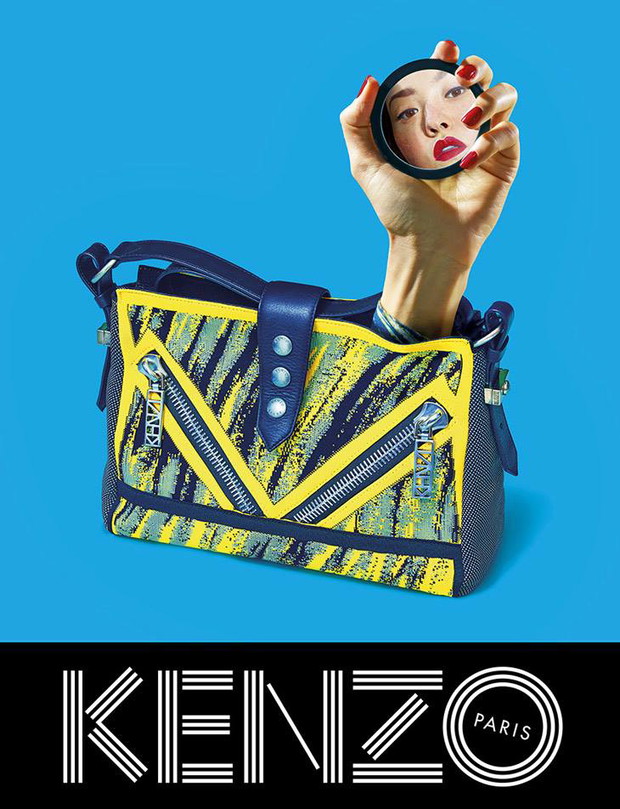 Devon Aoki i Paul Boche w kampanii Kenzo wiosna-lato 2014
