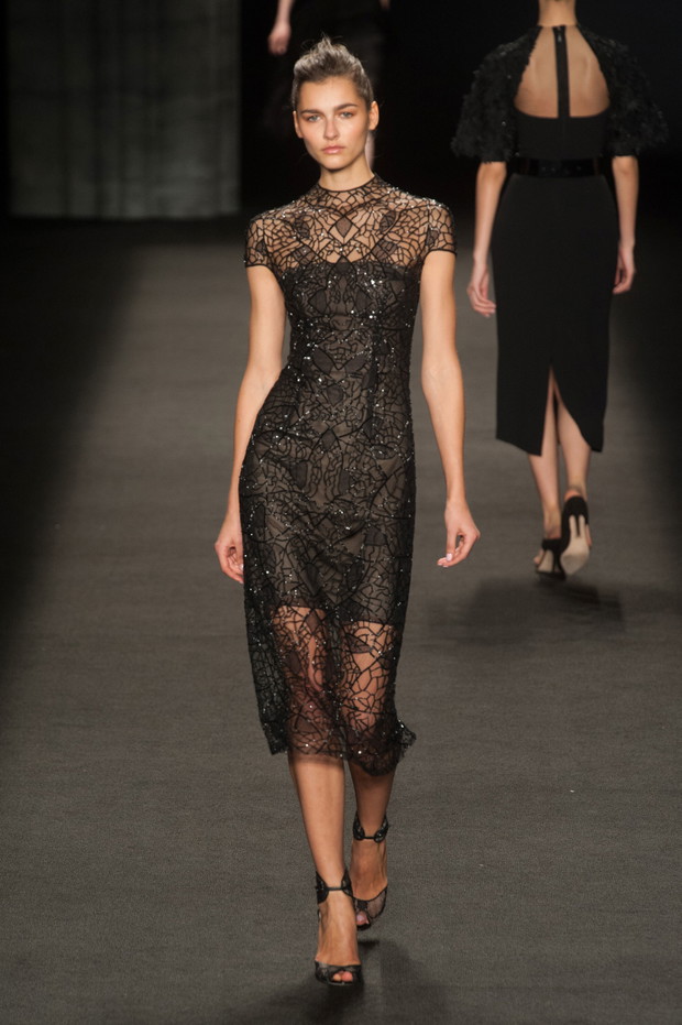 Monique Lhuillier jesień-zima 2014/2015