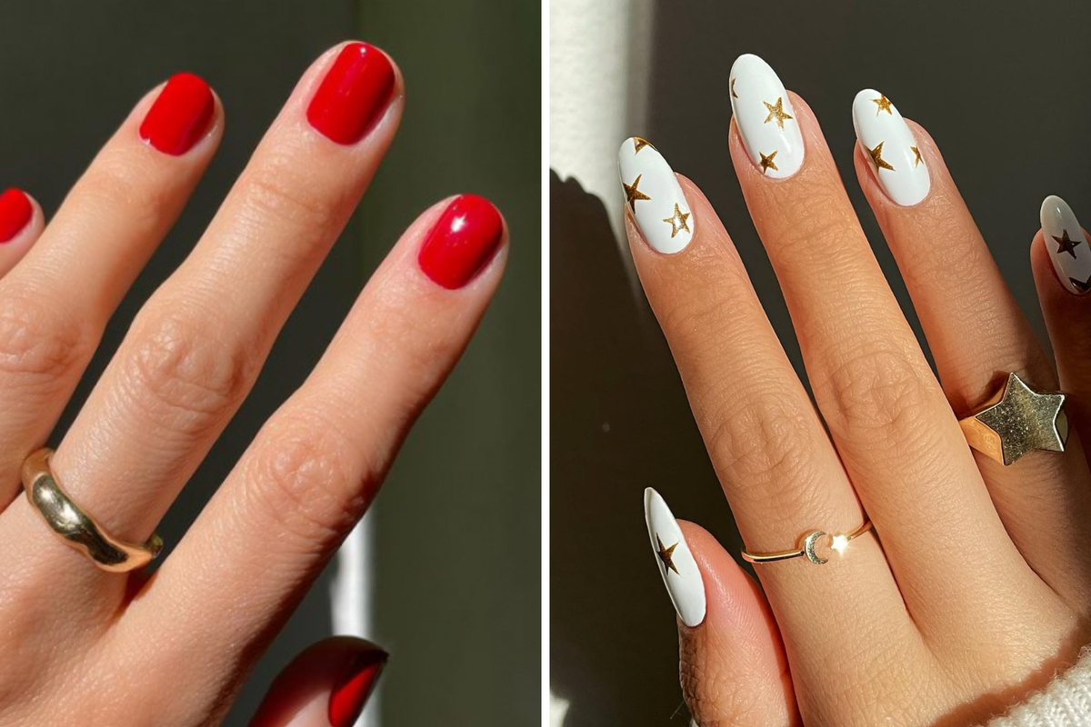 Sposób na świąteczny manicure
