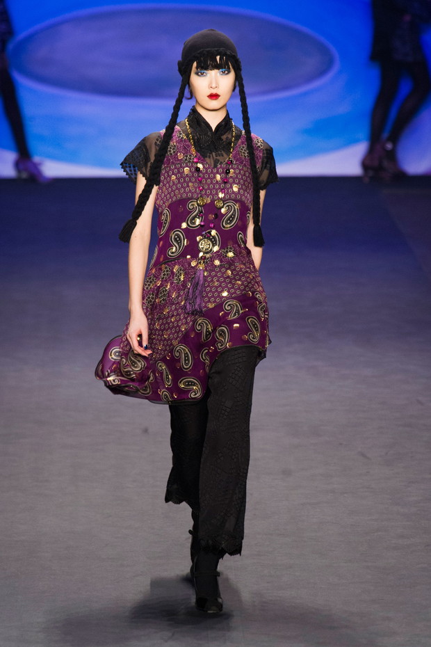 Anna Sui jesień-zima 2014/2015