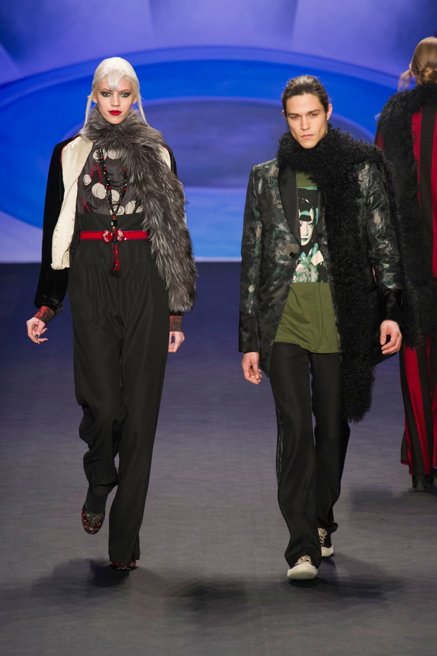 Anna Sui jesień-zima 2014/2015