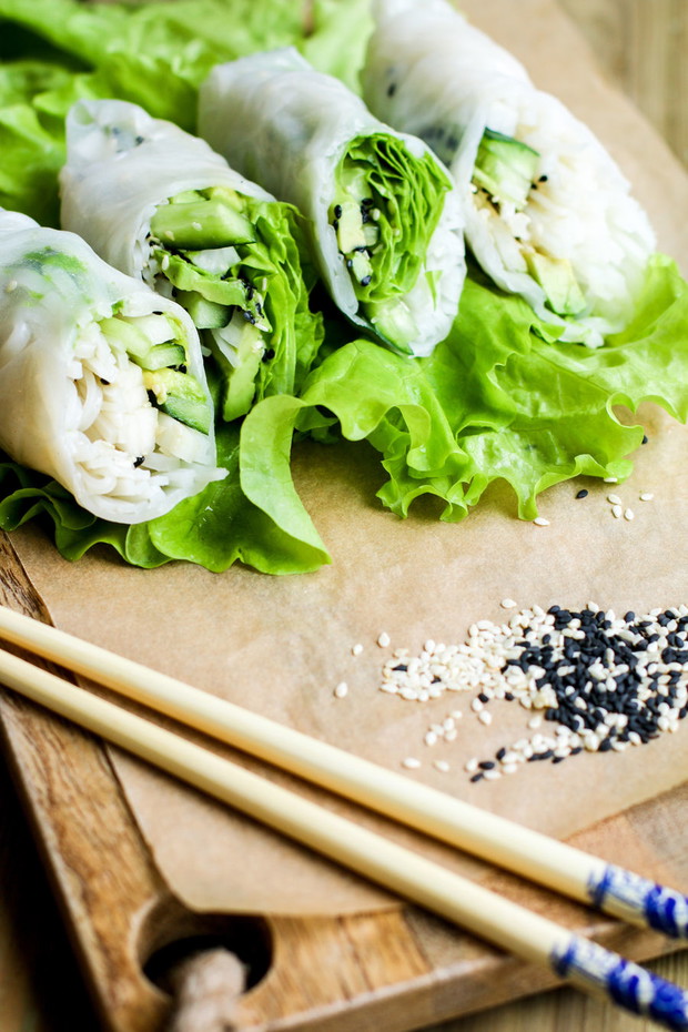 5. Warzywne spring rolls