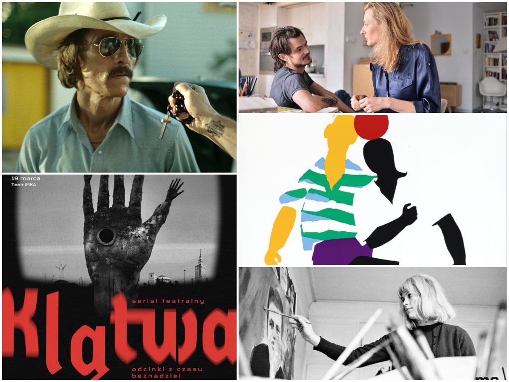 Kultura na weekend, fot. serwis prasowy, Henryk Tomaszewski, Foot-ball, 1948, dzięki uprzejmości Filipa Pągowskiego, Phillip Skraba/Opus Film, Pauline Boty painting Derek Marlowe with Uknown Ladies, fot.