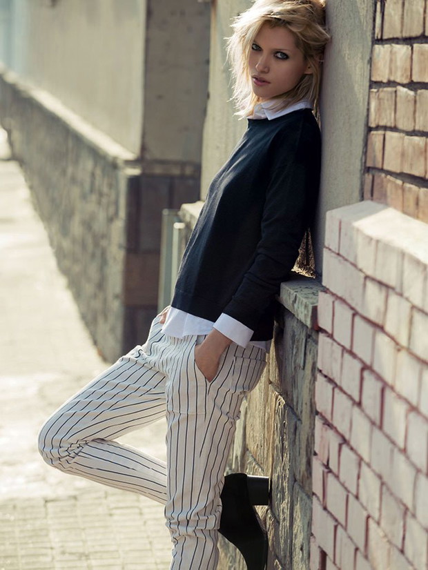 Hana Jirickova w lookbooku Mango wiosna 2014