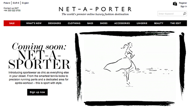 Net-a-Sporter = sport + luksus
