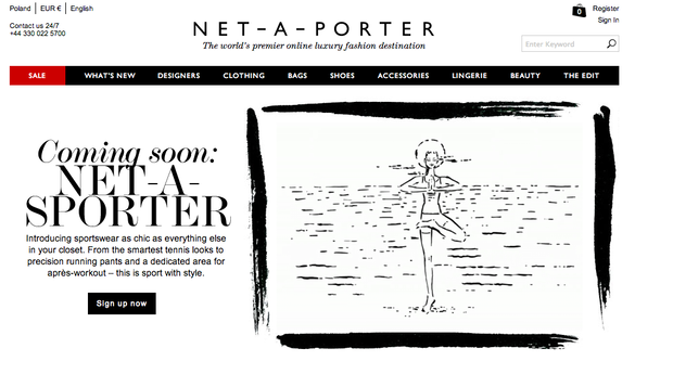 Net-a-Sporter = sport + luksus