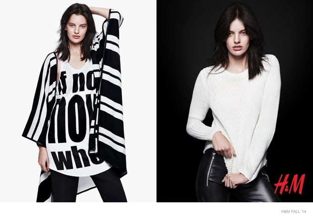 Amanda Murphy w stylu lat 90., czyli kampania H&M j-z 2014/2015