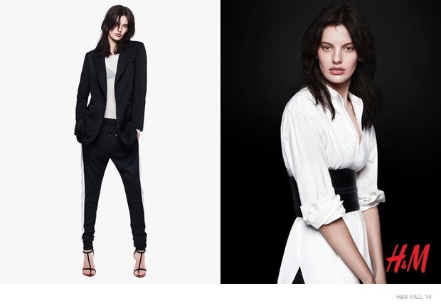 Amanda Murphy w stylu lat 90., czyli kampania H&M j-z 2014/2015