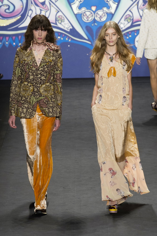 Anna Sui wiosna-lato 2015