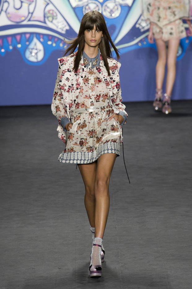 Anna Sui wiosna-lato 2015