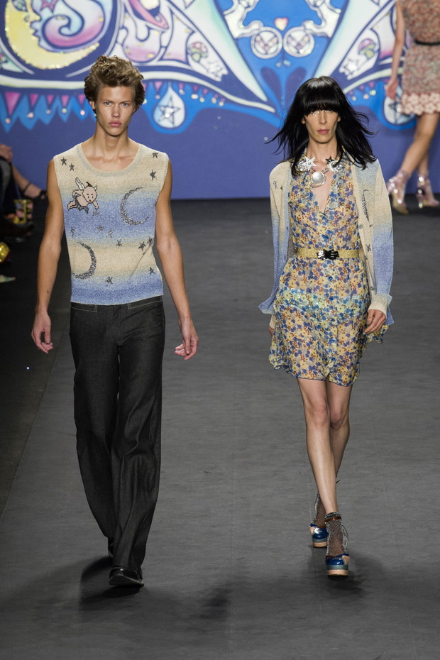 Anna Sui wiosna-lato 2015