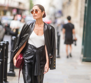skóra na jesień 2019 - street fashion