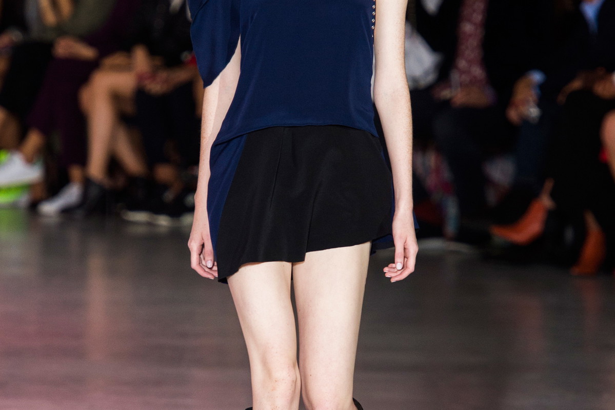 Costume National wiosna-lato 2015, fot. Imaxtree