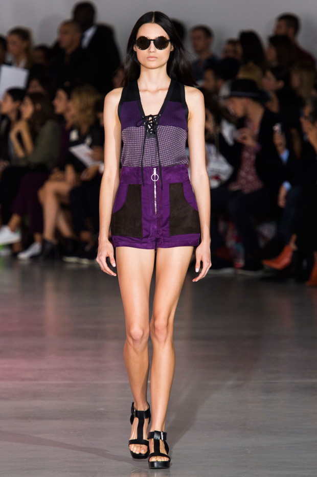 Costume National wiosna-lato 2015, fot. Imaxtree  