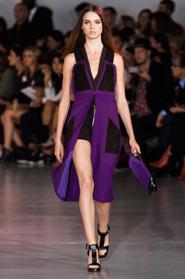 Costume National wiosna-lato 2015, fot. Imaxtree  