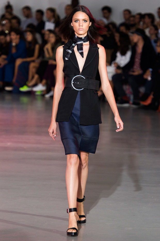 Costume National wiosna-lato 2015, fot. Imaxtree  