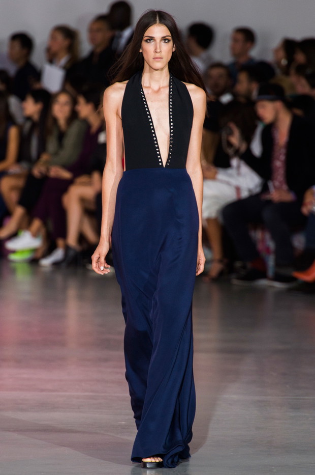 Costume National wiosna-lato 2015, fot. Imaxtree  