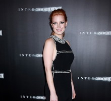 Anne Hathaway i Jessica Chastain na premierze filmu "Interstellar"