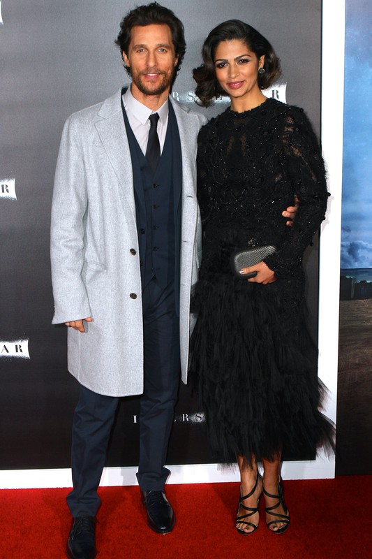 Anne Hathaway i Jessica Chastain na premierze filmu Interstellar