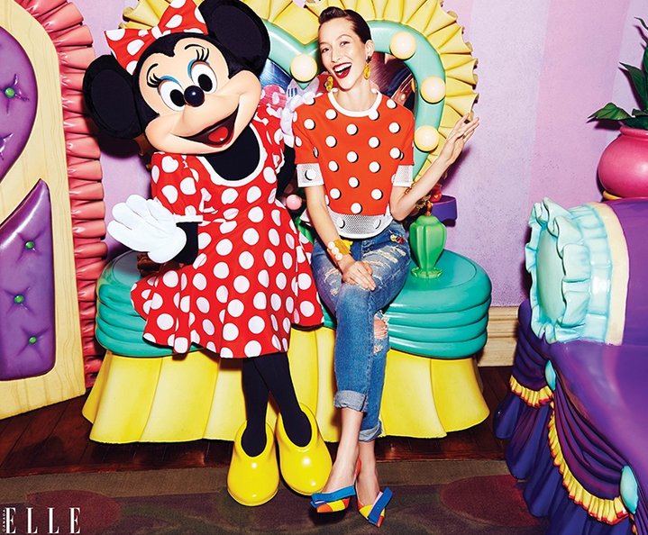 Alana Zimmer w Disneylandzie dla ELLE Canada