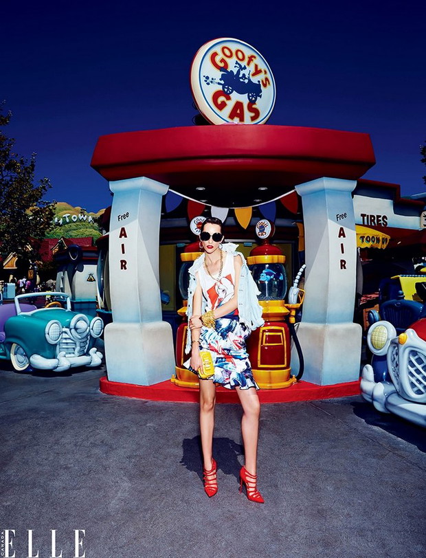 Alana Zimmer w Disneylandzie dla ELLE Canada