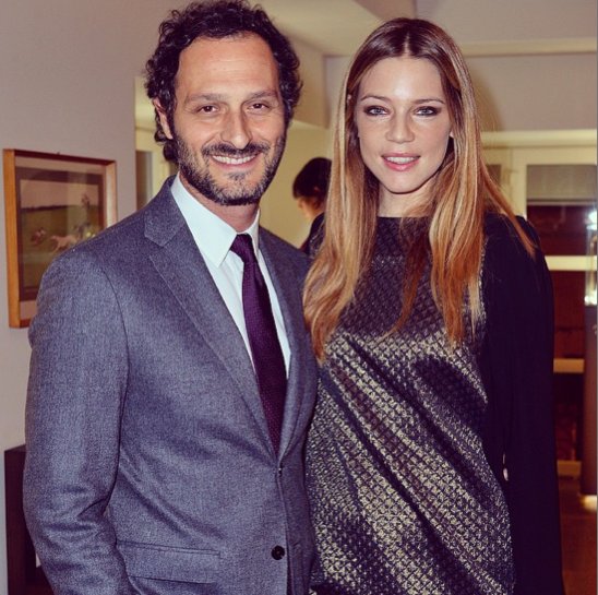 Gaia Trussardi i Fabio Troiano. fot. instagram.com/trussardinews