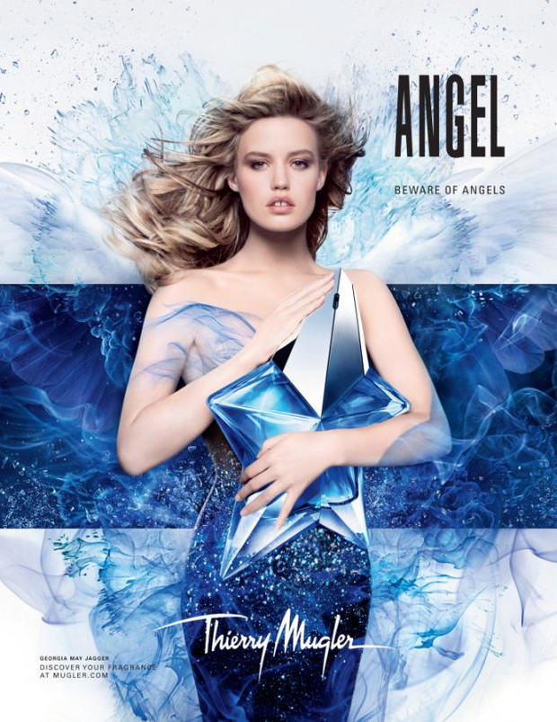 Georgia May Jagger w kampanii perfum Angel. fot. mat. prasowe