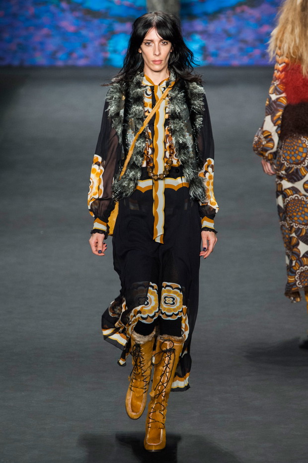 Anna Sui jesień-zima 2015/2016
