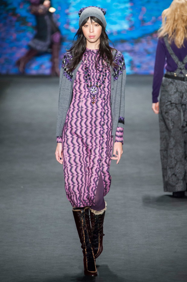 Anna Sui jesień-zima 2015/2016