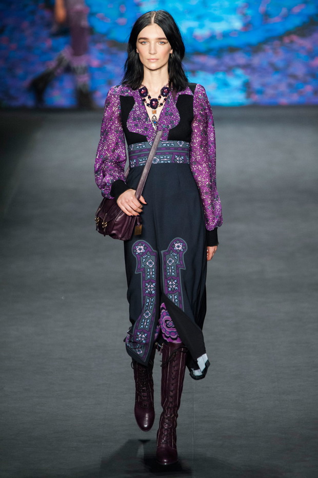 Anna Sui jesień-zima 2015/2016
