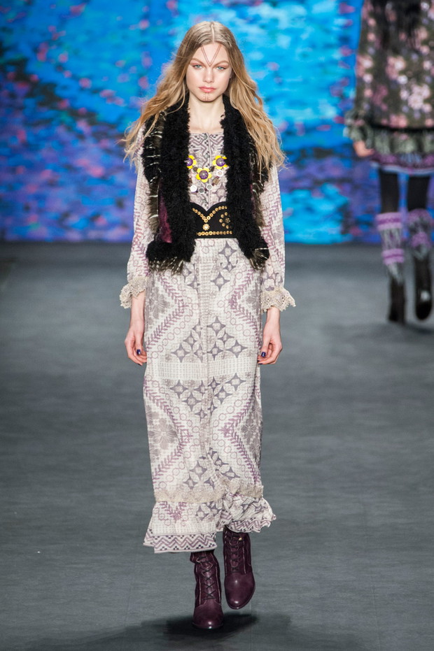 Anna Sui jesień-zima 2015/2016