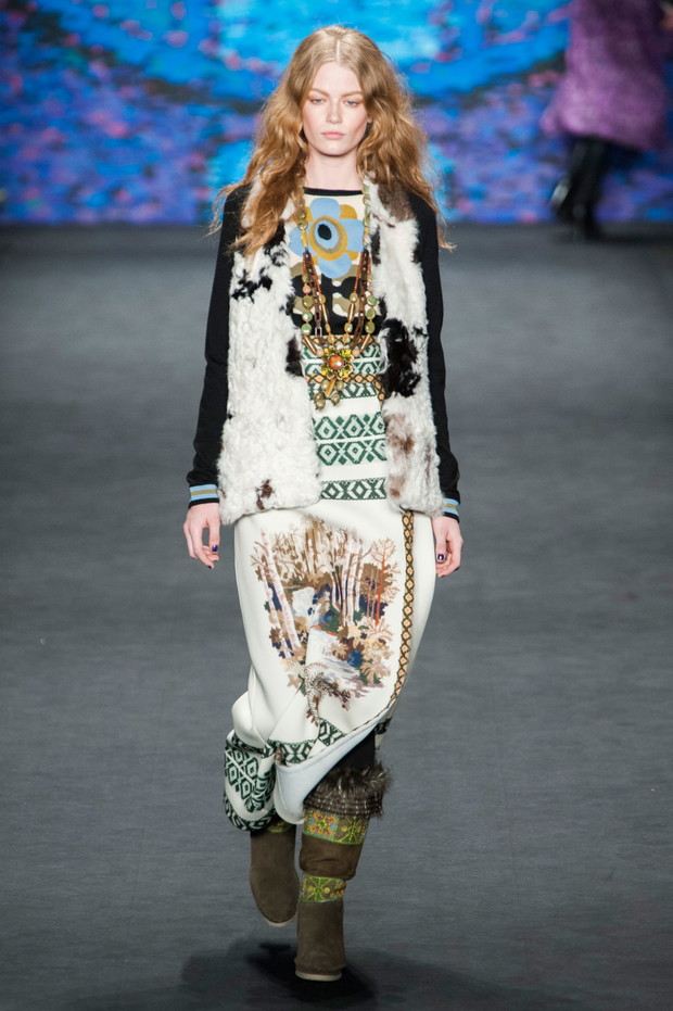 Anna Sui jesień-zima 2015/2016
