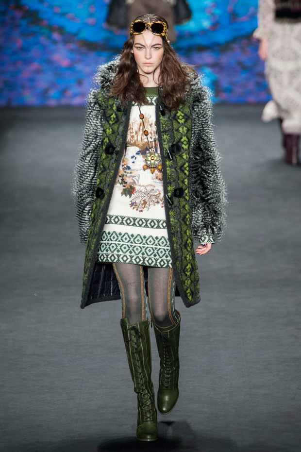 Anna Sui jesień-zima 2015/2016