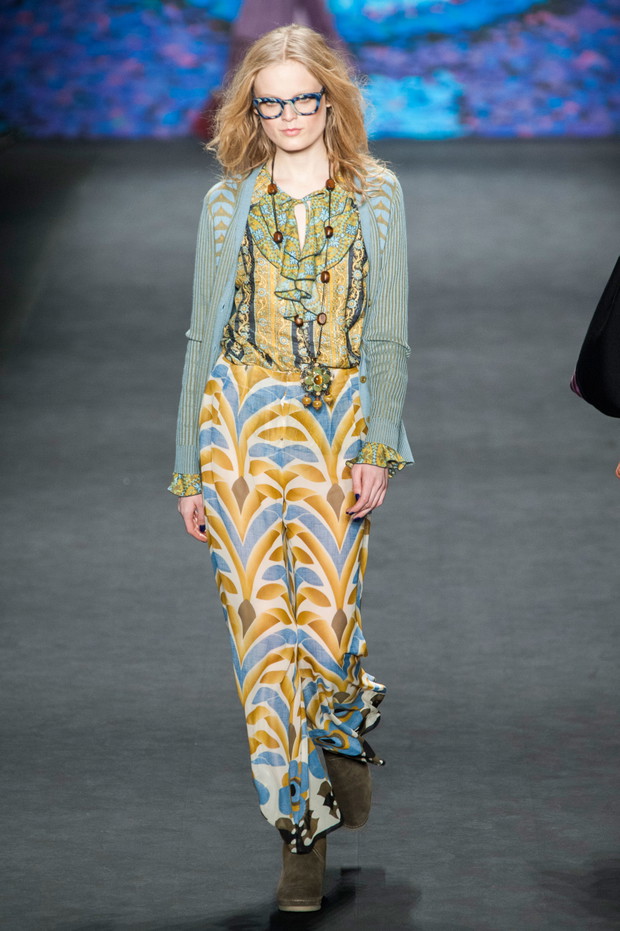 Anna Sui jesień-zima 2015/2016