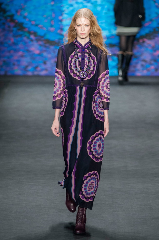Anna Sui jesień-zima 2015/2016