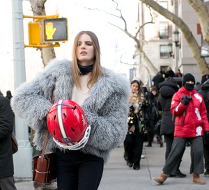 Street fashion: modelki off duty w Nowym Jorku