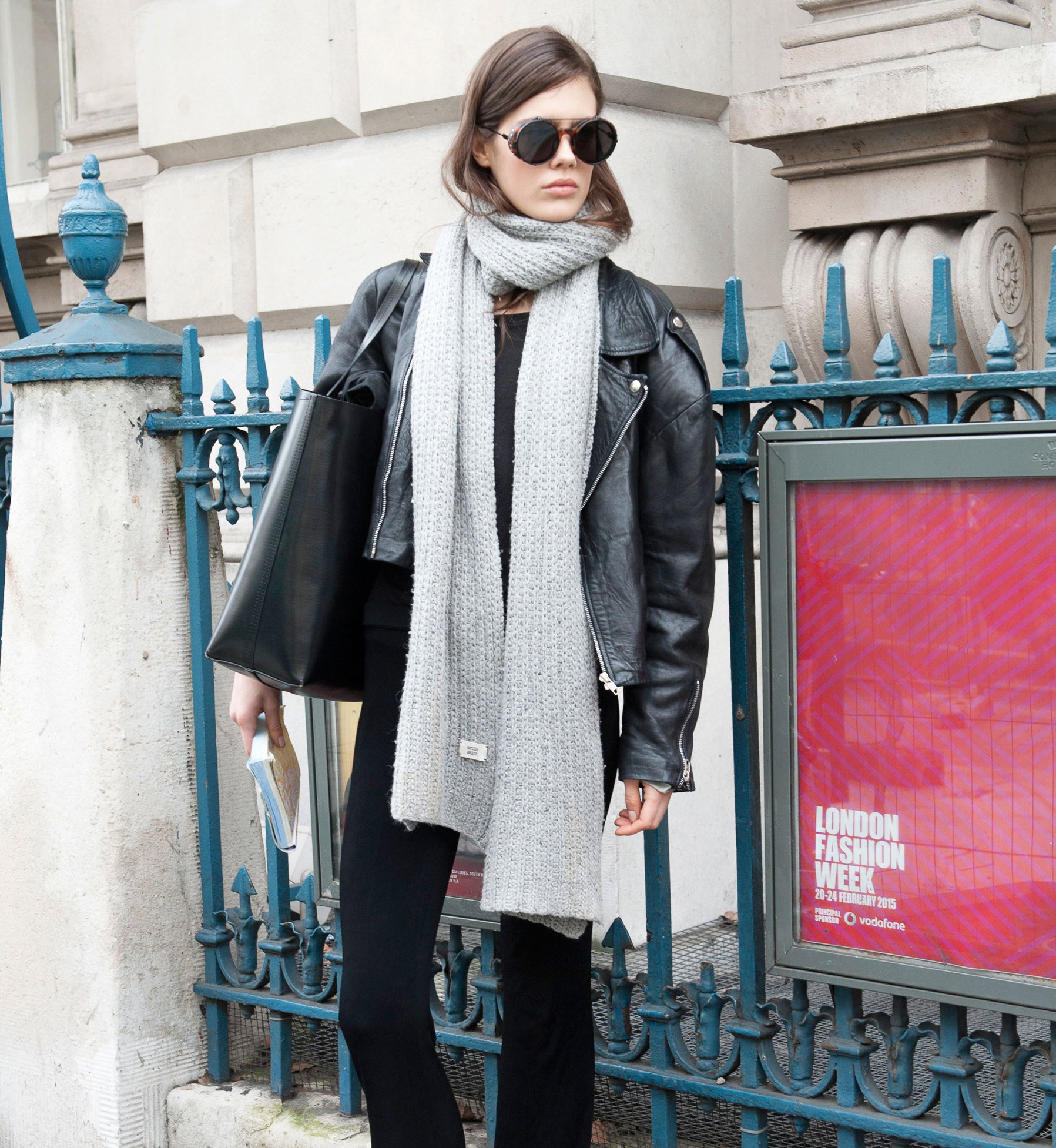 Street fashion: modelki off duty w Londynie