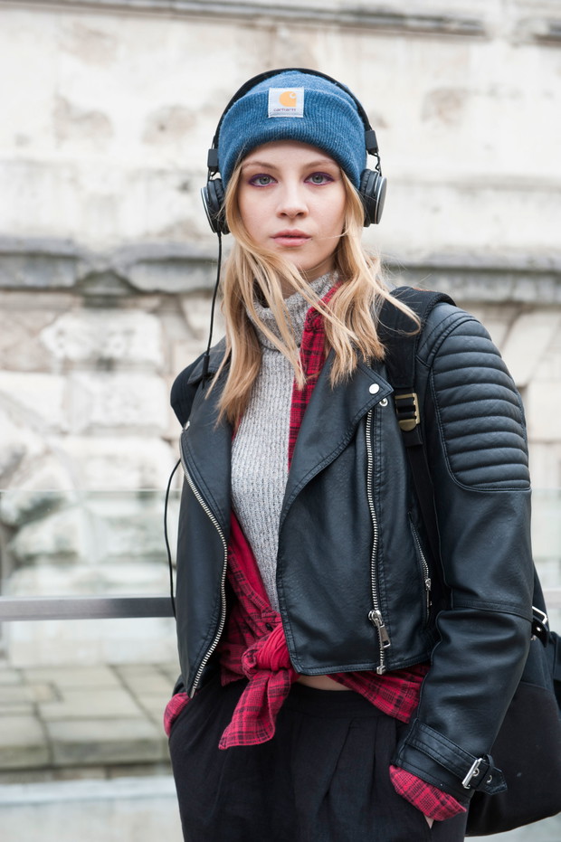 Street fashion: modelki off duty w Londynie