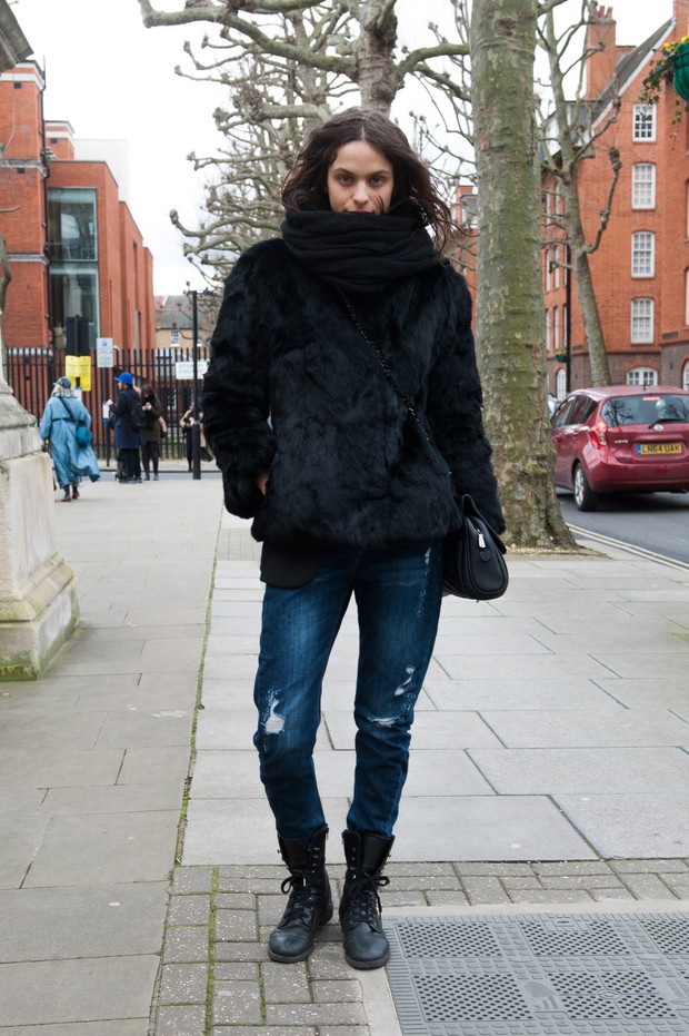 Street fashion: modelki off duty w Londynie