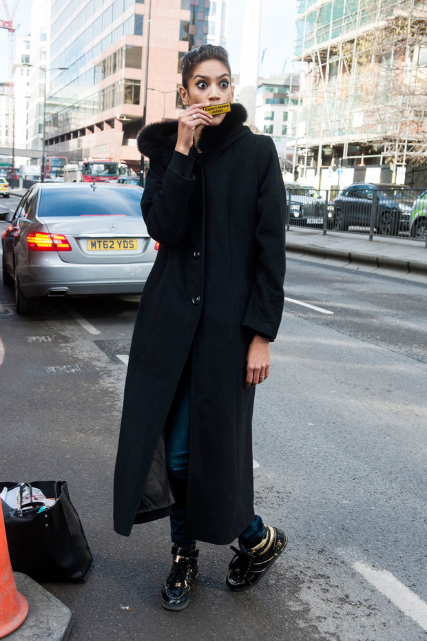 Street fashion: modelki off duty w Londynie