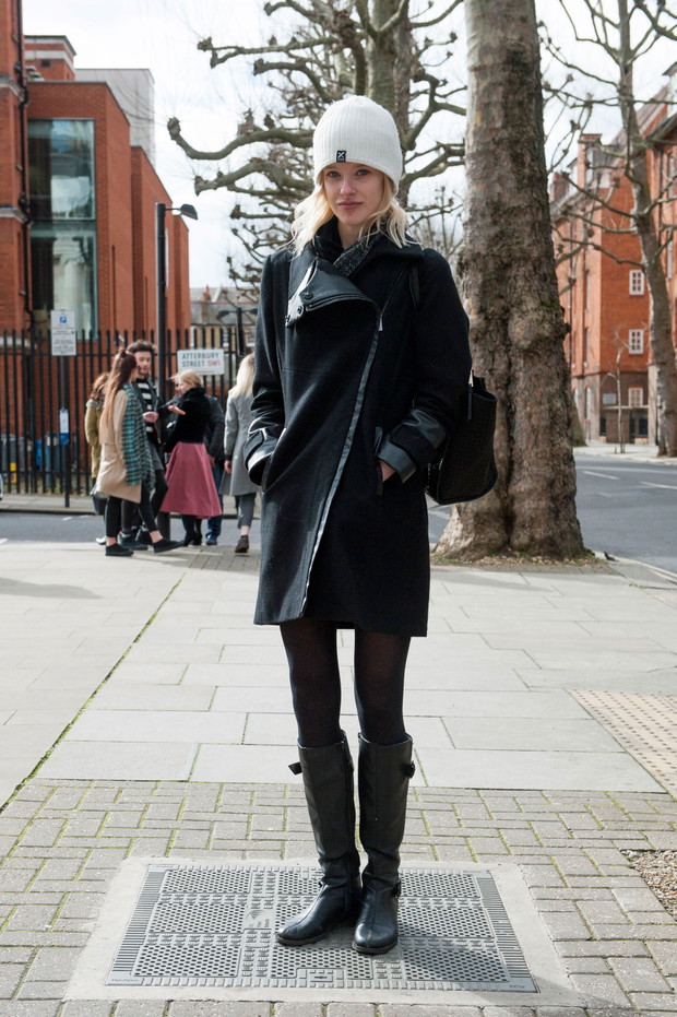 Street fashion: modelki off duty w Londynie