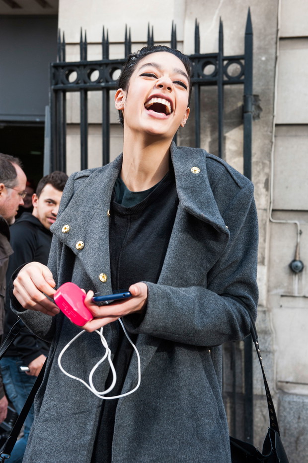 Street fashion: modelki off duty w Londynie